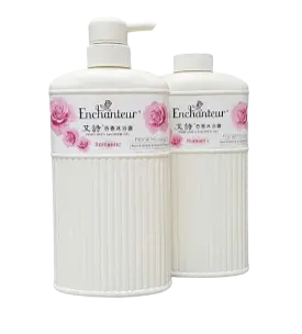 ENCHANTEUR 艾詩 芬香沐浴露(浪漫花香-粉紅色)550ML [2支裝]